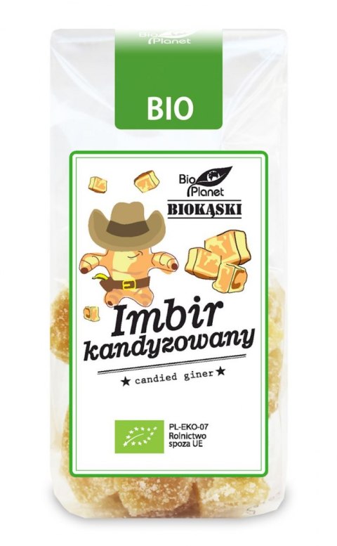 IMBIR KANDYZOWANY BIO 100 g - BIO PLANET