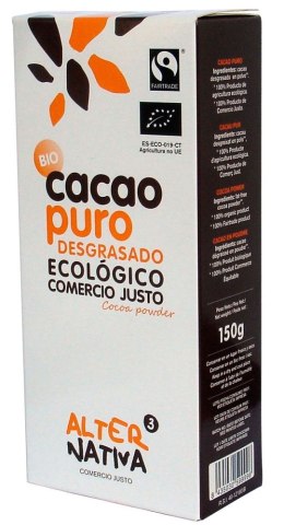 KAKAO W PROSZKU FAIR TRADE BEZGLUTENOWE BIO 150 g - ALTERNATIVA3