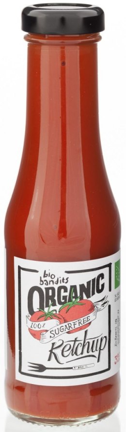 KETCHUP BEZ DODATKU CUKRÓW BIO 325 ml - BIO BANDITS