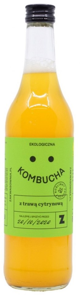 KOMBUCHA Z TRAWĄ CYTRYNOWĄ BIO 500 ml - DELIKATNA