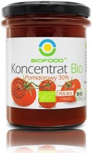 KONCENTRAT POMIDOROWY 30 % BEZGLUTENOWY BIO 200 g - BIO FOOD