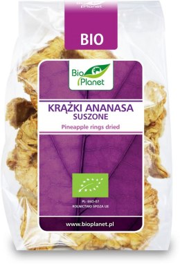 ANANAS SUSZONY KRĄŻKI BIO 100 g - BIO PLANET