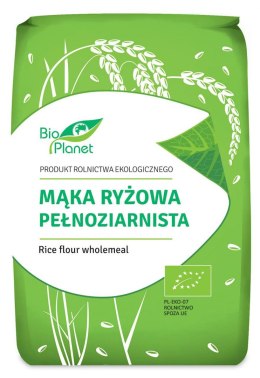 MĄKA RYŻOWA PEŁNOZIARNISTA BEZGLUTENOWA BIO 1 kg - BIO PLANET