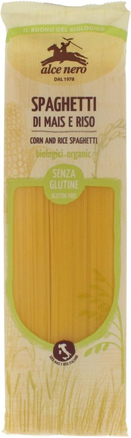 MAKARON (KUKURYDZIANO - RYŻOWY) SPAGHETTI BEZGLUTENOWY BIO 250 g - ALCE NERO