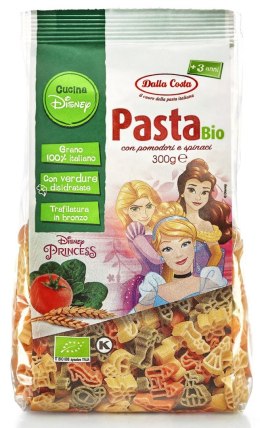 MAKARON (SEMOLINOWY TRÓJKOLOROWY) DISNEY PRINCESS BIO 300 g - DALLA COSTA