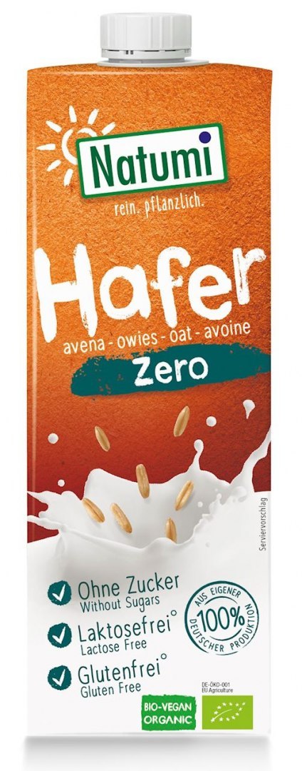 NAPÓJ OWSIANY BEZ CUKRU BEZGLUTENOWY BIO 1 L - NATUMI