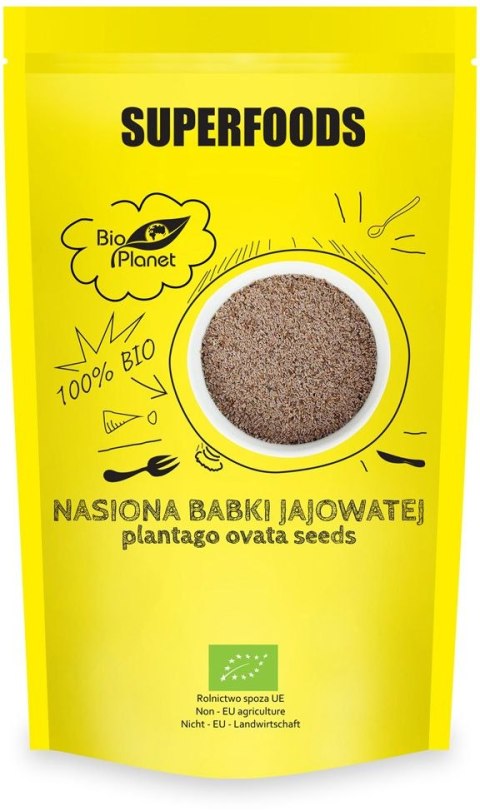 NASIONA BABKI JAJOWATEJ (BŁONNIK) BIO 250 g - BIO PLANET