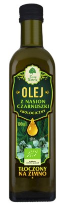 OLEJ Z CZARNUSZKI TŁOCZONY NA ZIMNO BIO 100 ml - DARY NATURY