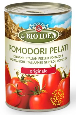 POMIDORY PELATI BEZ SKÓRY BIO 400 g (240 g) - LA BIO IDEA