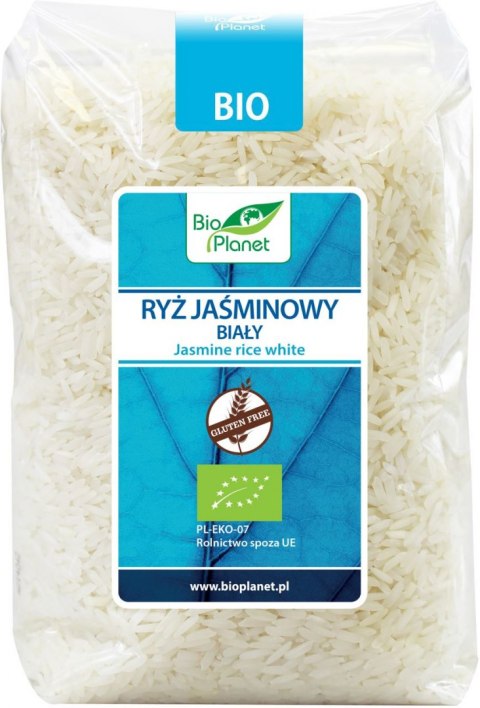 RYŻ JAŚMINOWY BIAŁY BEZGLUTENOWY BIO 1 kg - BIO PLANET