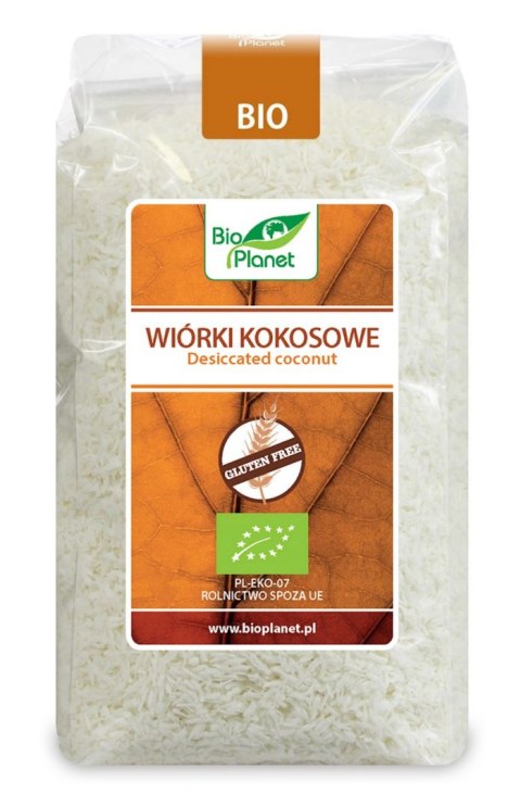 WIÓRKI KOKOSOWE BEZGLUTENOWE BIO 200 g - BIO PLANET