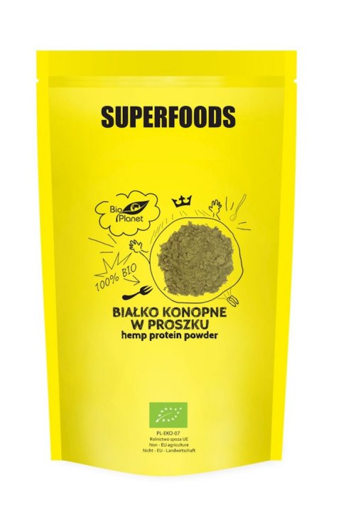 BIAŁKO KONOPNE BIO 500 g - BIO PLANET