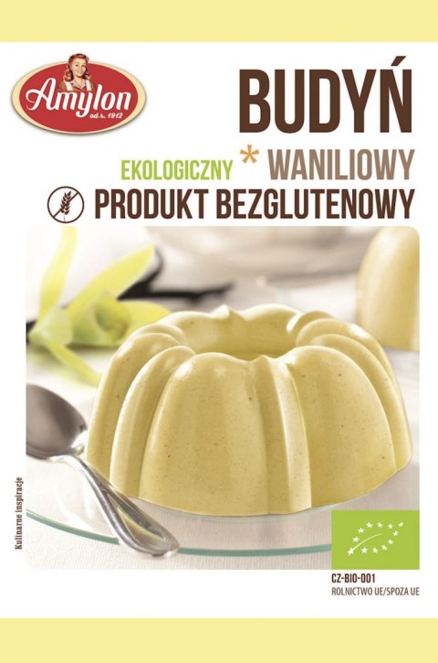 BUDYŃ WANILIOWY BEZGLUTENOWY BIO 40 g - AMYLON