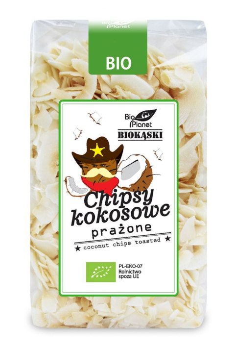 CHIPSY KOKOSOWE PRAŻONE BIO 150 g - BIO PLANET