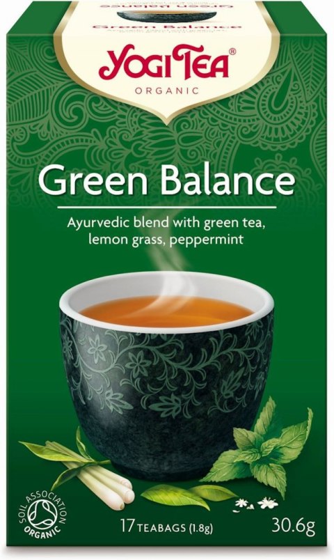 HERBATA ZIELONA RÓWNOWAGA (GREEN BALANCE) BIO (17 x 1,8 g) 30,6 g - YOGI TEA