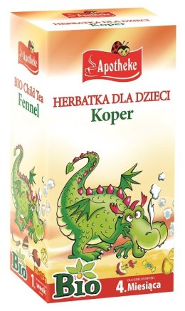 HERBATKA DLA DZIECI - KOPER WŁOSKI PO 4 MIESIĄCU BIO (20 x 1,5 g) 30 g - APOTHEKE