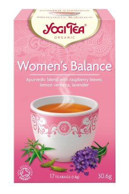 HERBATKA DLA KOBIET - RÓWNOWAGA (WOMEN'S BALANCE) BIO (17 x 1,8 g) 30,6 g - YOGI TEA