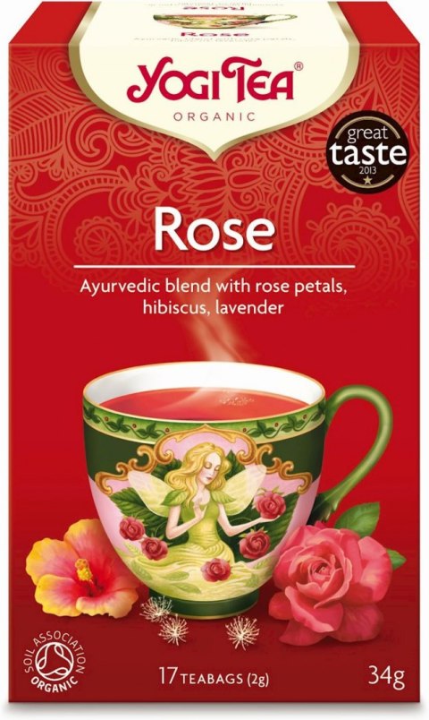 HERBATKA TAO ROSE BIO (17 x 2 g) 34 g - YOGI TEA