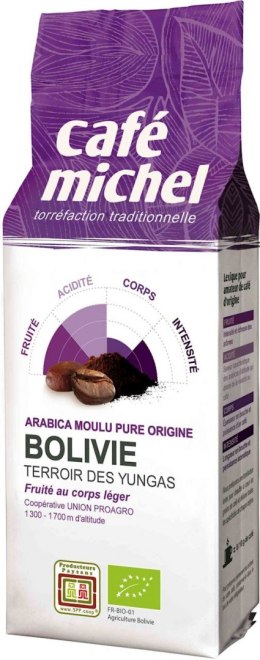 KAWA MIELONA ARABICA 100 % BOLIWIA FAIR TRADE BIO 250 g - TERRA ETICA