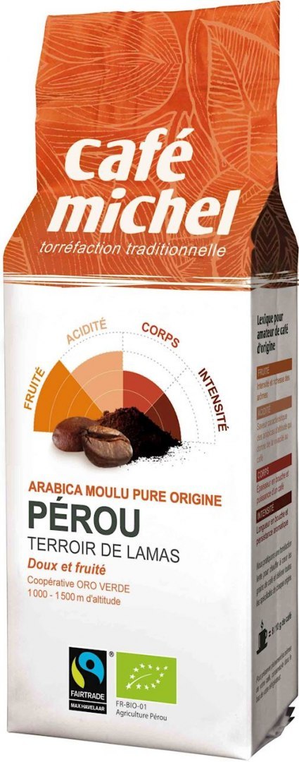 KAWA MIELONA ARABICA 100 % PERU FAIR TRADE BIO 250 g - TERRA ETICA