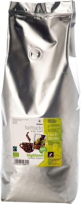 KAWA ZIARNISTA ARABICA/ROBUSTA WYSOKOGÓRSKA FAIR TRADE BIO 1 kg - OXFAM