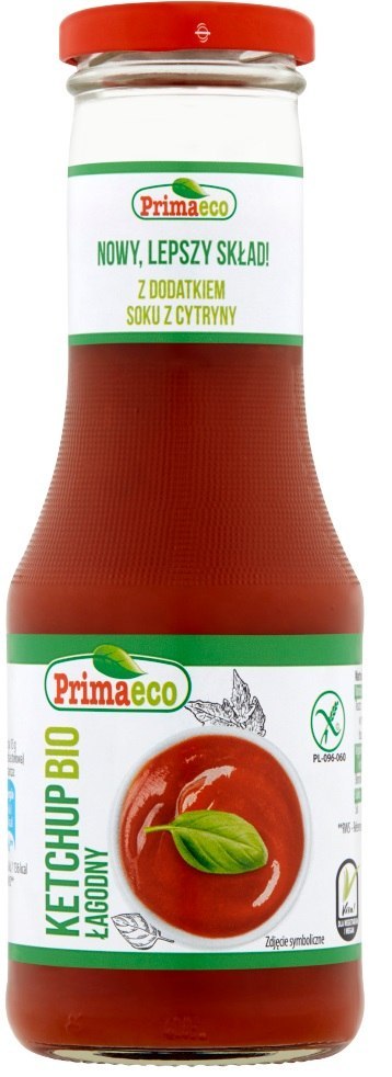 KETCHUP ŁAGODNY BEZGLUTENOWY BIO 315 g - PRIMAVIKA (PRIMAECO)