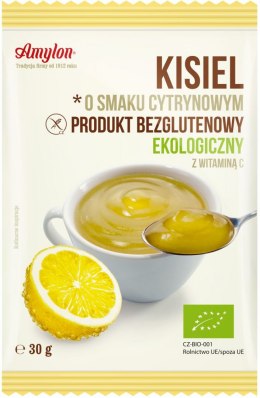 KISIEL INSTANT O SMAKU CYTRYNOWYM BEZGLUTENOWY BIO 30 g - AMYLON