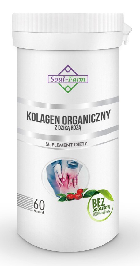 KOLAGEN RYBI Z DZIKĄ RÓŻĄ 60 KAPSUŁEK - SOUL FARM
