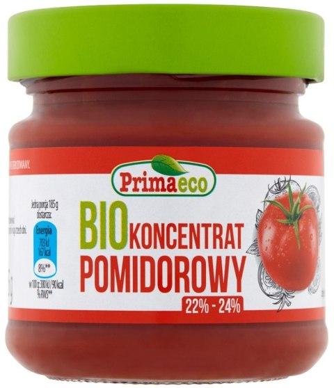 KONCENTRAT POMIDOROWY 22 % - 24 % BIO 185 g - PRIMAVIKA (PRIMAECO)