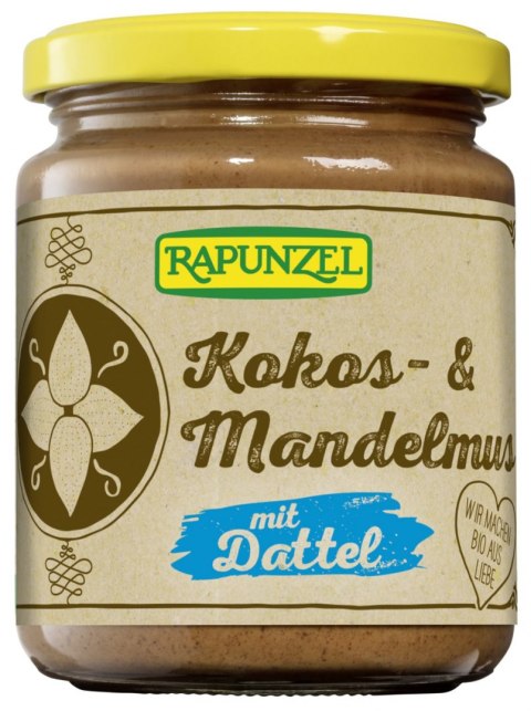 KREM KOKOSOWO - MIGDAŁOWY Z DAKTYLAMI BIO 250 g - RAPUNZEL