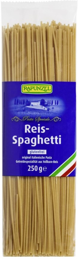 MAKARON (RYŻOWY RAZOWY) SPAGHETTI BEZGLUTENOWY BIO 250 g - RAPUNZEL