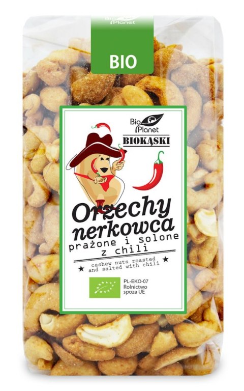 ORZECHY NERKOWCA PRAŻONE I SOLONE Z CHILI BIO 350 g - BIO PLANET