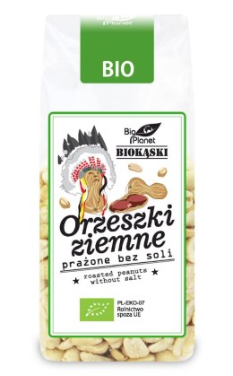 ORZESZKI ZIEMNE PRAŻONE BEZ SOLI BIO 150 g - BIO PLANET