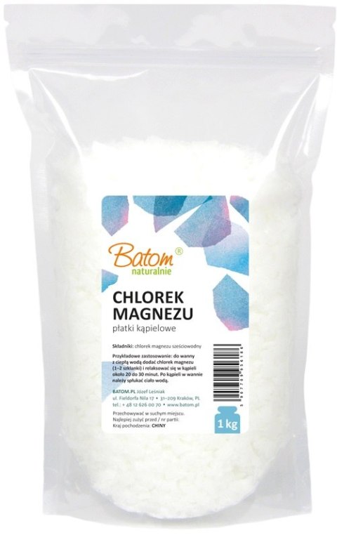 PŁATKI KĄPIELOWE (CHLOREK MAGNEZU) 1 kg - BATOM