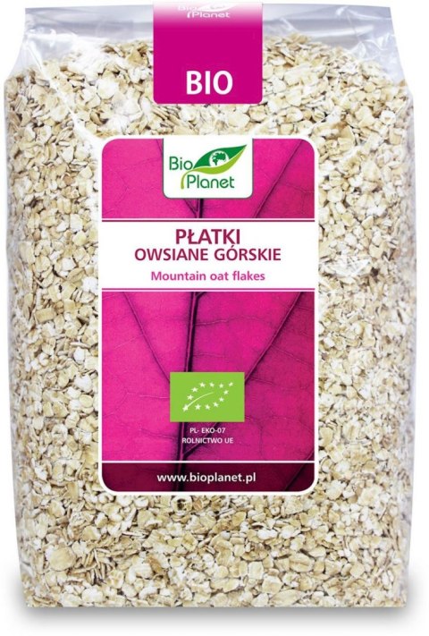 PŁATKI OWSIANE GÓRSKIE BIO 600 g - BIO PLANET