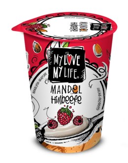 DESER MIGDAŁOWY MALINOWY BEZGLUTENOWY BIO 180 g - MY LOVE MY LIFE