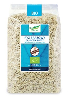 RYŻ BRĄZOWY DŁUGOZIARNISTY BEZGLUTENOWY BIO 1 kg - BIO PLANET