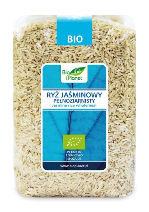 RYŻ JAŚMINOWY PEŁNOZIARNISTY BIO 1 kg - BIO PLANET