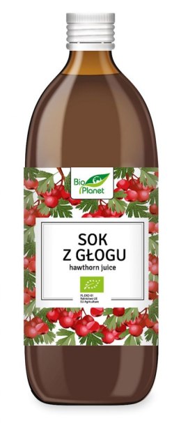 SOK Z GŁOGU BIO 500 ml - BIO PLANET