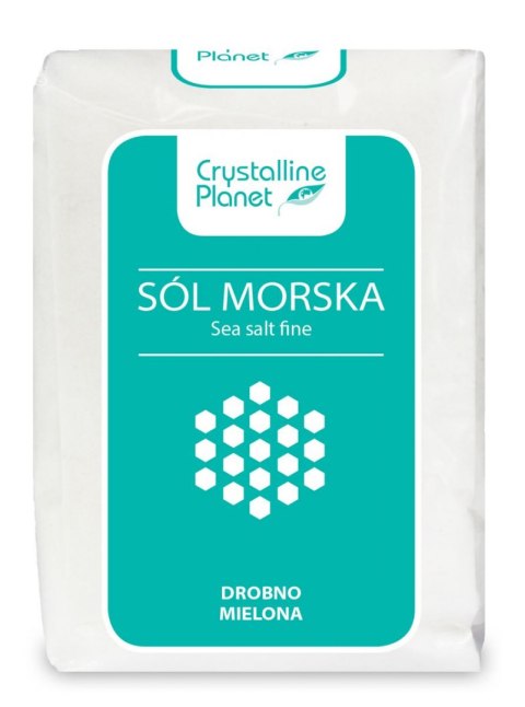 SÓL MORSKA DROBNO MIELONA 600 g - CRYSTALLINE PLANET