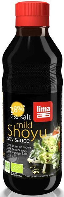 SOS SOJOWY SHOYU 28 % MNIEJ SOLI BIO 250 ml - LIMA