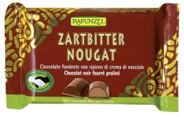 CZEKOLADA GORZKA Z NADZIENIEM NUGATOWYM BIO 100 g - RAPUNZEL