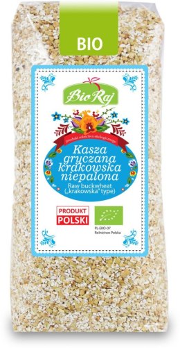 KASZA GRYCZANA KRAKOWSKA NIEPALONA BIO (POLSKA) 500 g - BIO RAJ