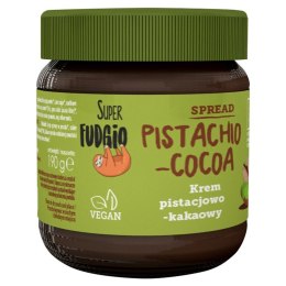 KREM PISTACJOWO - KAKAOWY BEZGLUTENOWY BIO 190 g - ME GUSTO (SUPER FUDGIO)