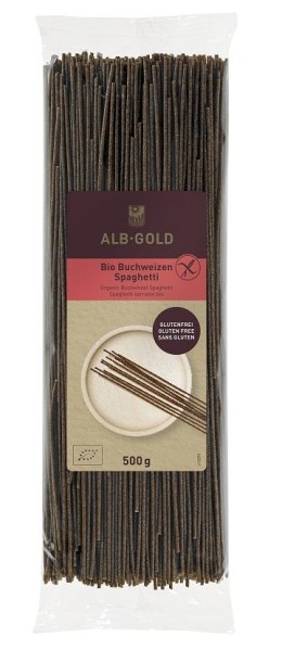 MAKARON (GRYCZANY) SPAGHETTI BEZGLUTENOWY BIO 500 g - ALB GOLD (ALB NATUR)