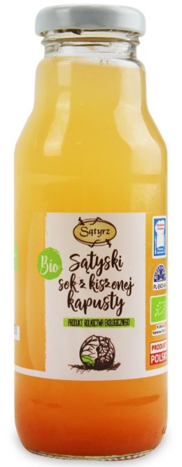 SOK Z KAPUSTY KISZONEJ Z MARCHEWKĄ BIO 300 ml - SĄTYRZ