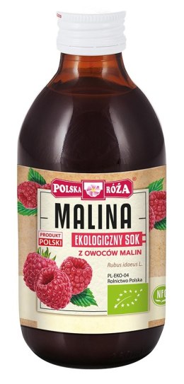 SOK Z MALIN NFC BIO 250 ml - POLSKA RÓŻA