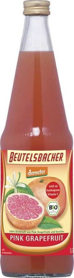 SOK Z RÓŻOWYCH GREJPFRUTÓW NFC BIO 700 ml - BEUTELSBACHER