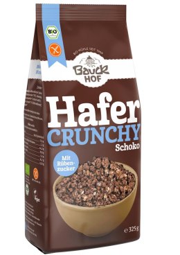 CRUNCHY OWSIANE KAKAOWE BEZGLUTENOWE BIO 325 g - BAUCK HOF