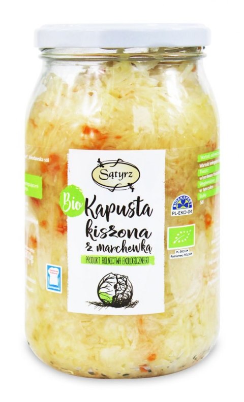 KAPUSTA KISZONA Z MARCHEWKĄ BIO 800 g - SĄTYRZ